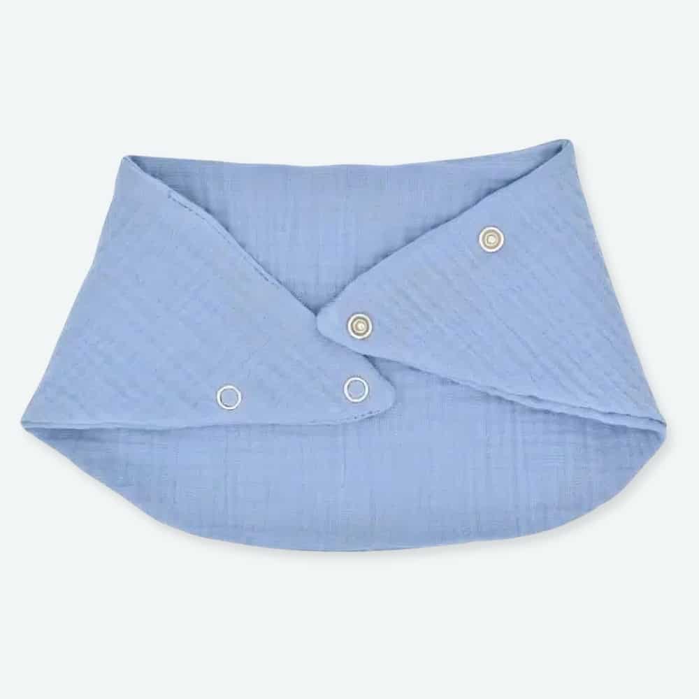 Bavoir 100% en mousseline de coton biologique pour bébé