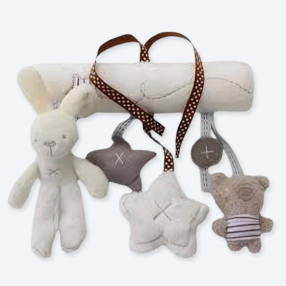 Peluche animale avec sonnette à suspendre – Image 2