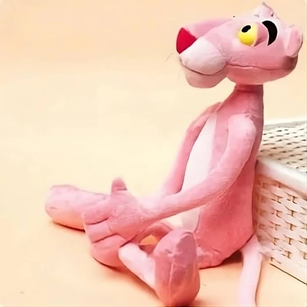 Peluche panthère rose de 38 cm – Image 6