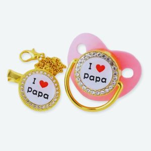 Sucette en forme de cœur pour bébé