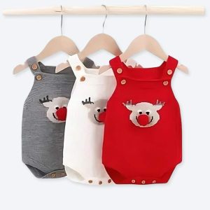 Barboteuse en tricot pour bébé garçon et fille