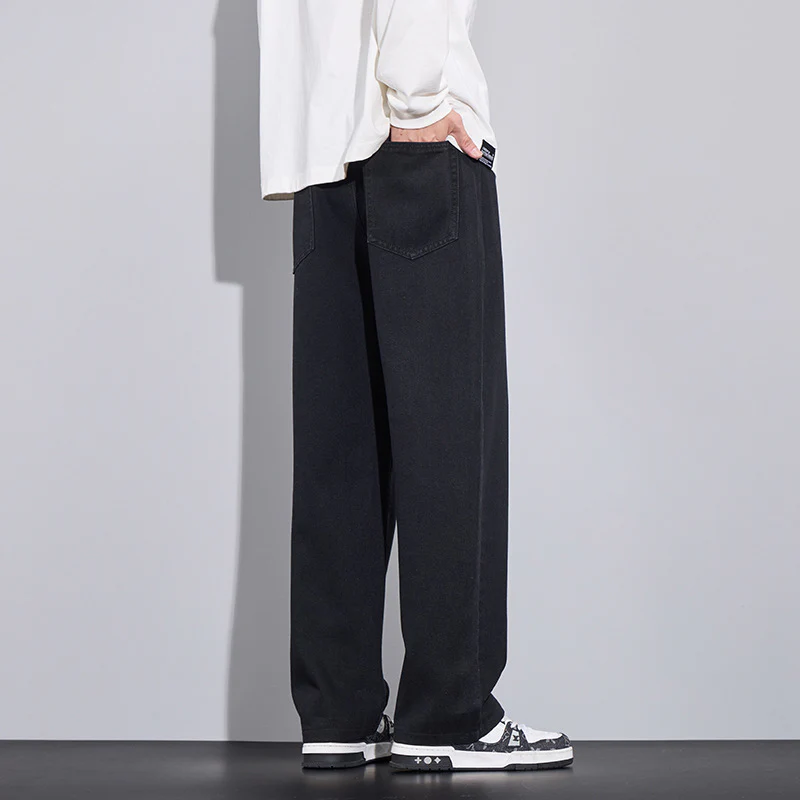 Pantalons droits drapés à jambes larges – Image 3