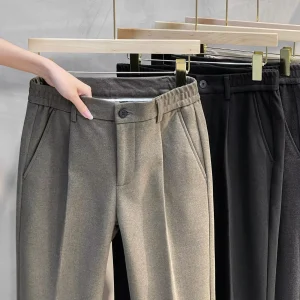 Pantalons en laine hommes