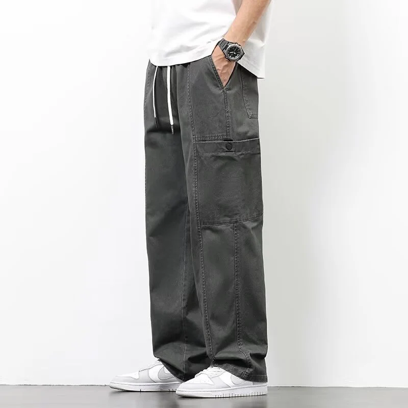 Pantalon cargo américain à jambe large – Image 3