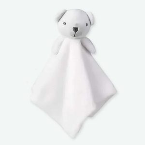 Peluche animale avec serviette pour bébé