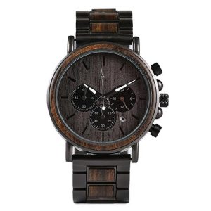 Montre en Bois Homme Chronographe "Prestige"