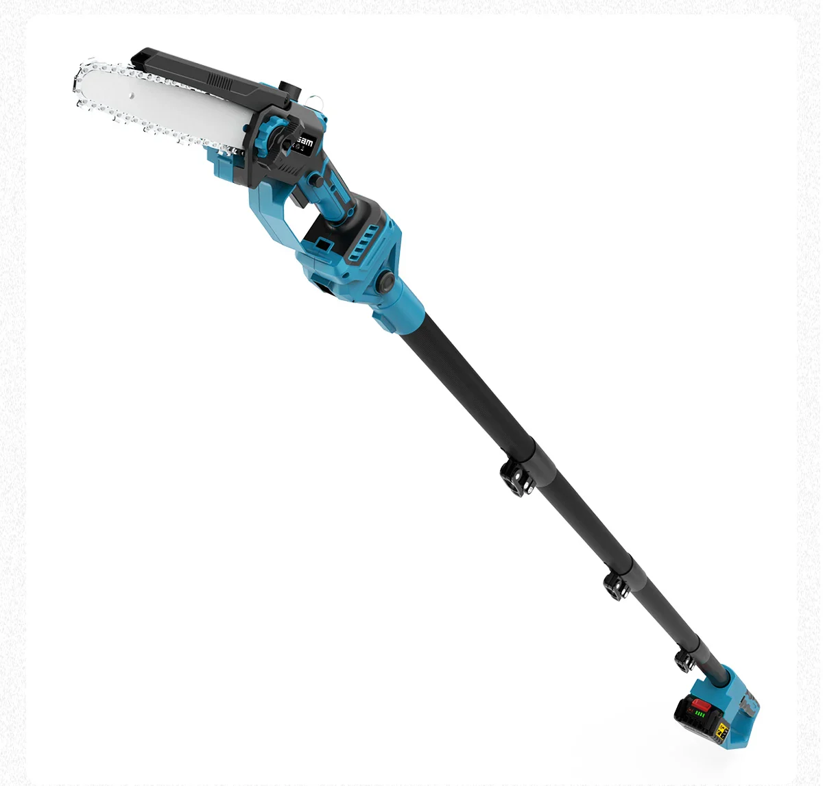 GISAM Tronçonneuse Télescopique 8 Pouces Coupe En Hauteur Compatible Makita 18V – Image 6