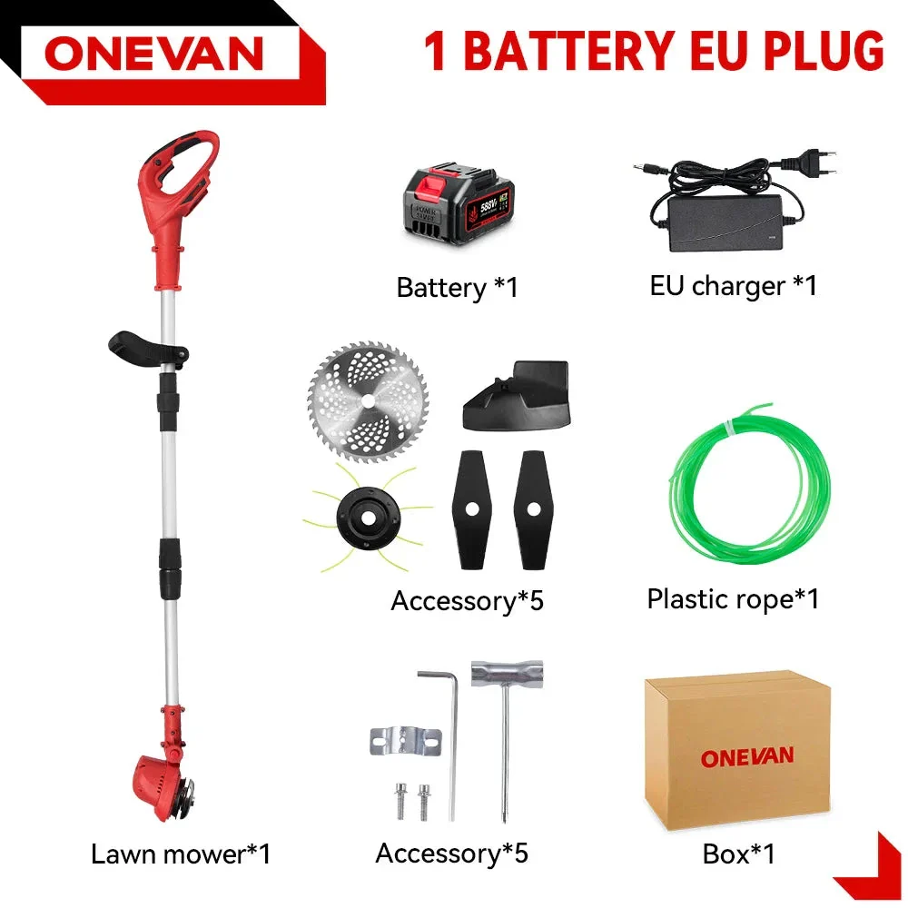 ONEVAN Tondeuse Brushless 10 Pouces 36000 RPM Coupe Rapide Makita 18V – Image 8