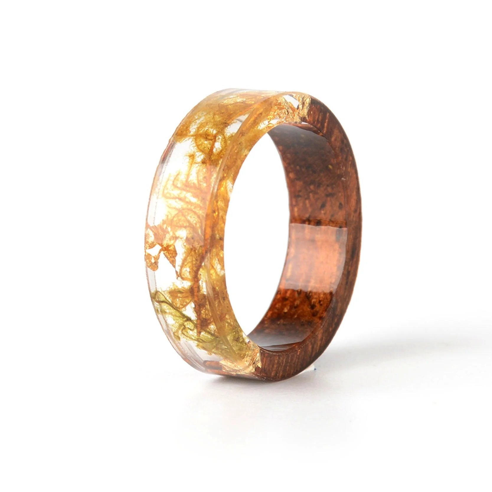 Bague en Bois Femme - Yellow Natural – Image 2