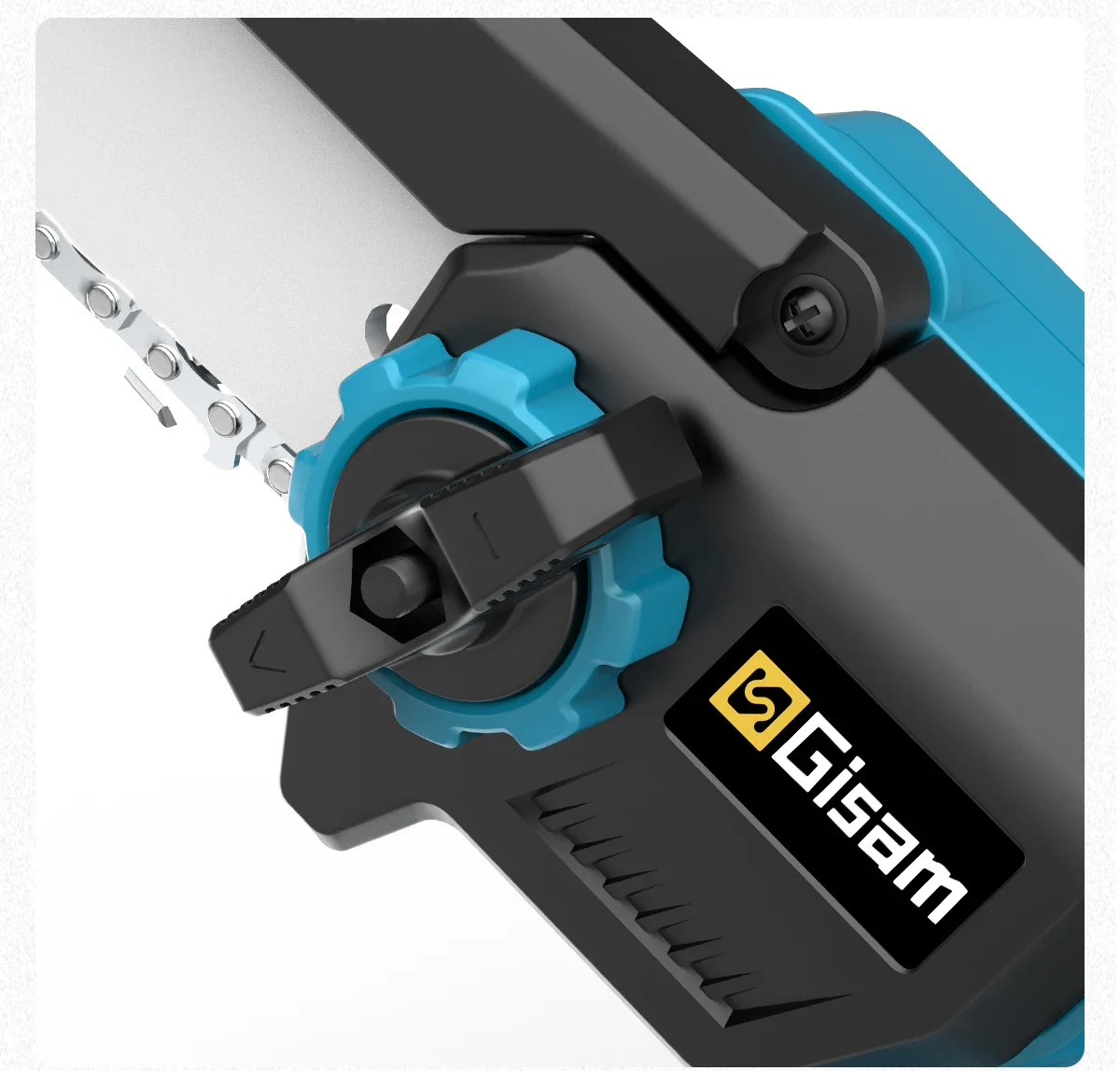 GISAM Tronçonneuse Télescopique 8 Pouces Coupe En Hauteur Compatible Makita 18V – Image 7