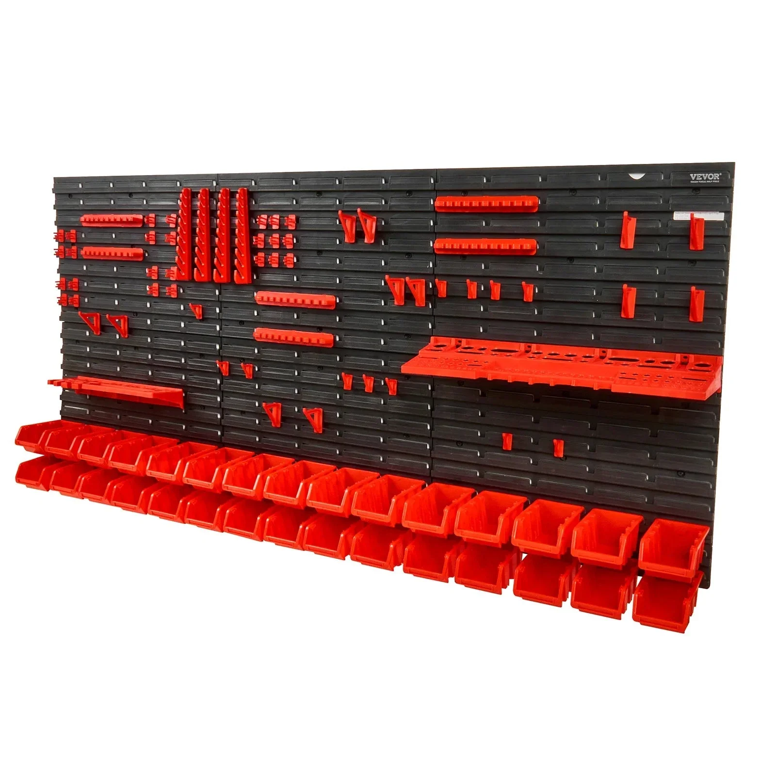 VEVOR Bacs De Rangement Muraux Pro 30 48 Optimisent L'Espace Panneaux Modulables