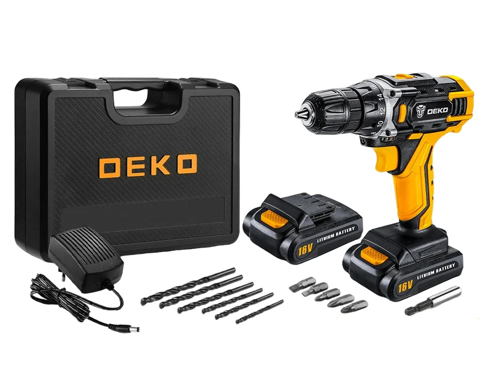 DEKO Perceuse Visseuse Sans Fil 12V-20V - Couple 42 Nm - Mandrin 10 mm – Image 9