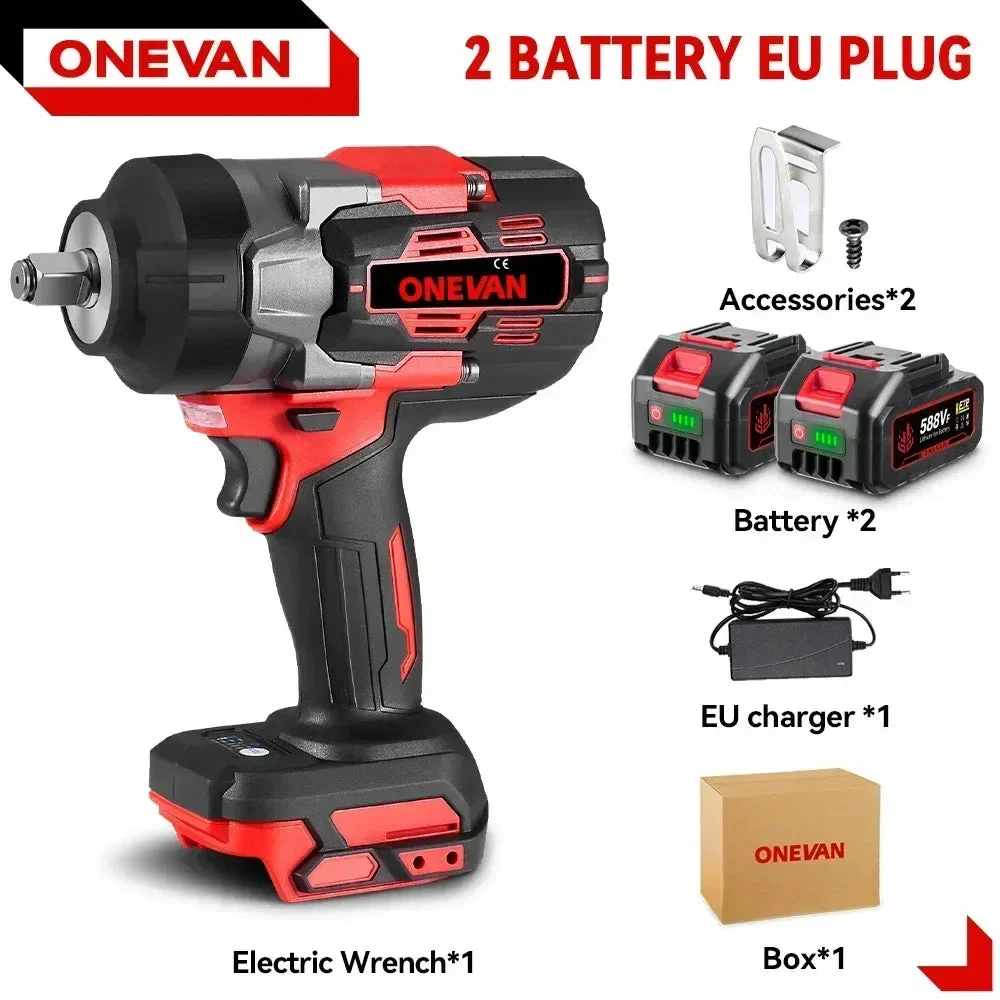 ONEVAN Clé À Chocs 1/2 Pouce 2800 Nm Brushless, Couple Fort, Makita 18V – Image 5
