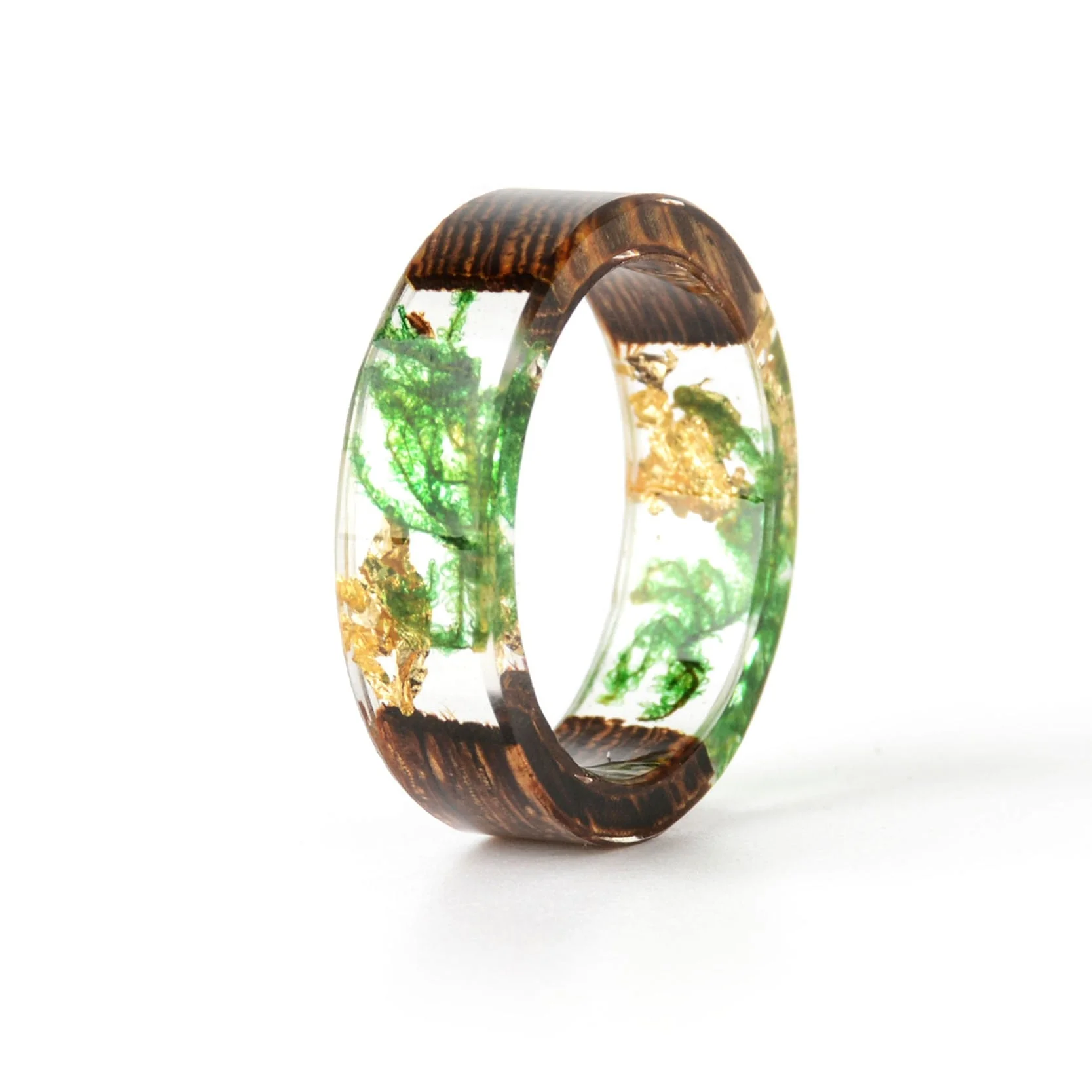 Bague en Bois Femme - Green Natural – Image 3