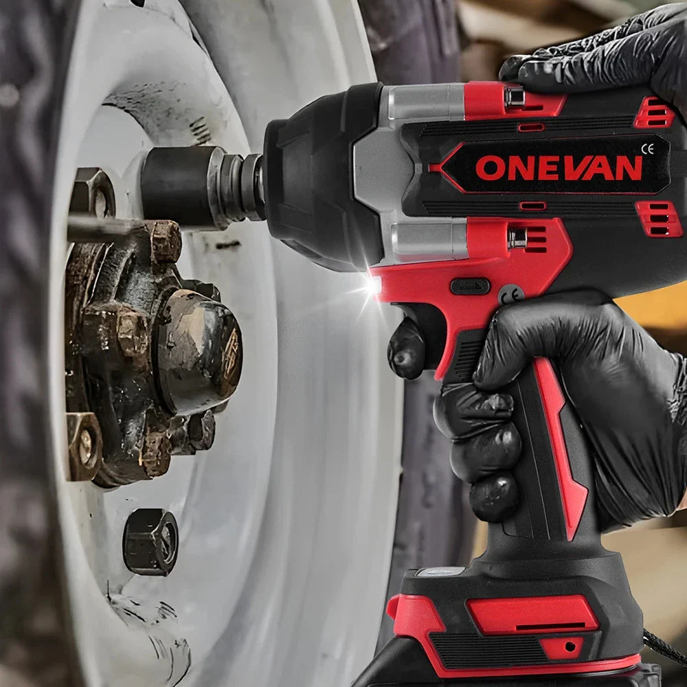 Onevan Clé À Chocs Brushless Couple 1800 Nm 3 Vitesses 1 2 Makita 18V – Image 5