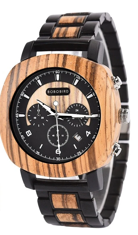 Montre en Bois Homme - Square – Image 6