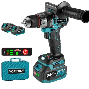 Yofidra Perceuse Visseuse À Percussion 700 Nm Brushless 18V Compatible Makita