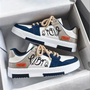 Mode Hommes Plate-forme décontractée Sneakes Baskets à lacets