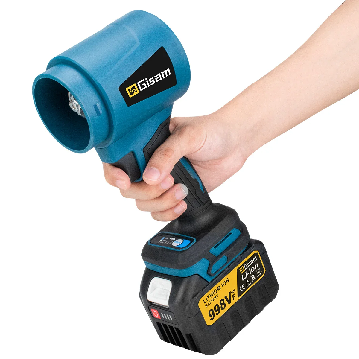 GISAM Souffleur Turbo Sans Balais Électrique, Nettoyage Rapide, Pour Makita 18V – Image 6