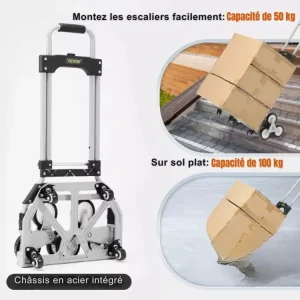 VEVOR Chariots de Manutention pour Escaliers
