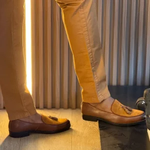 Mocassins en Cuir Marron - Élégance intemporelle