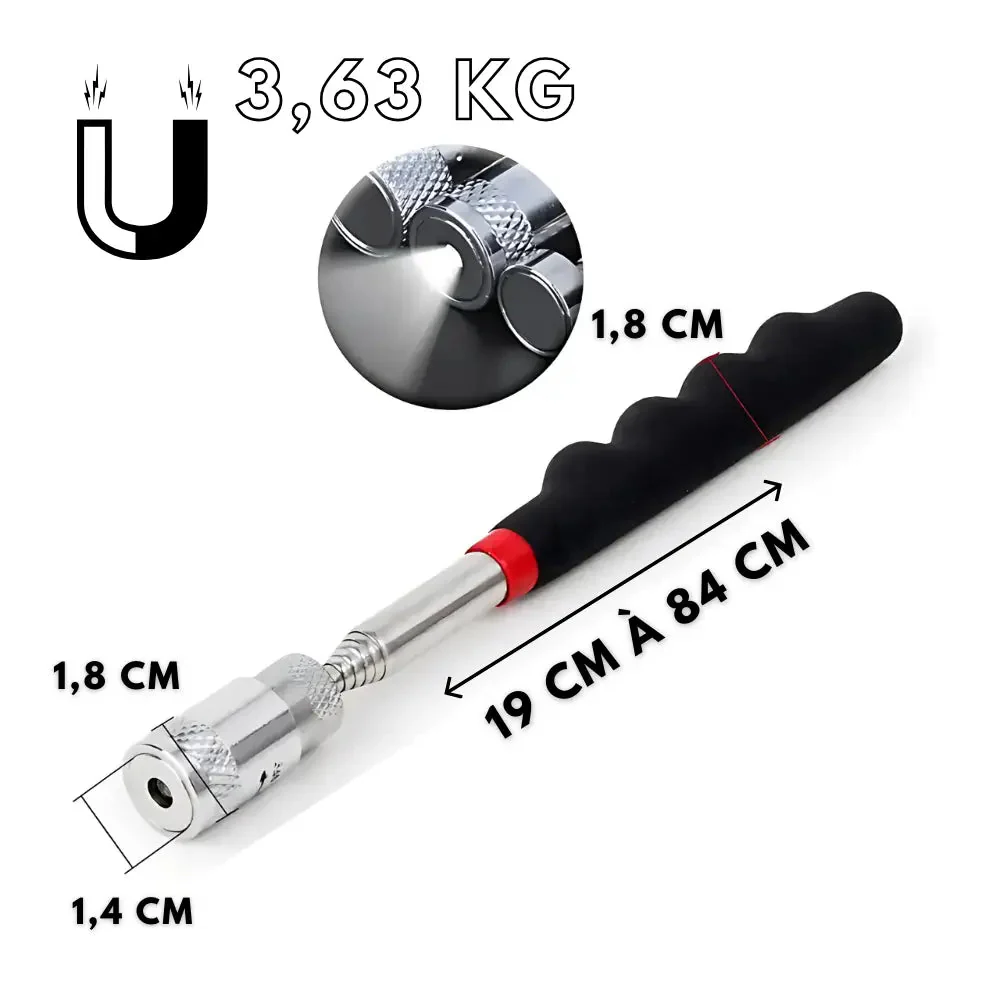 ZUIDID Ramasse Vis Aimanté – Outil Télescopique – Image 4