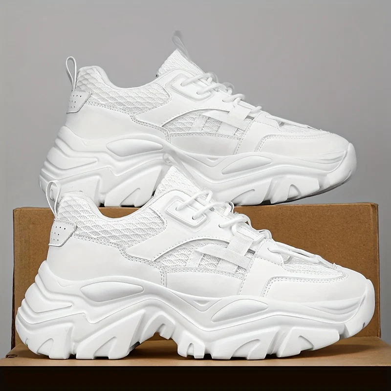 Chaussures épaisses , baskets confortables à semelle souple antidérapante – Image 3