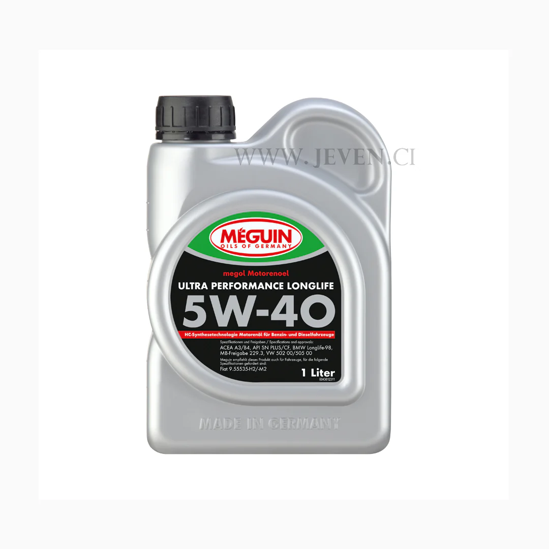 Megol huile moteur ultra performance longlife - Meguin SAE 5W-40 entièrement synthétique – Image 2
