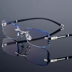 Lunettes de mode élégantes pour hommes - Style vintage, monture PC, cadeau parfait pour lui