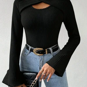 T-shirt à manches longues Cross Design,