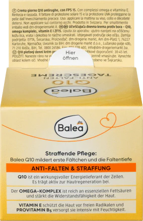 Crème visage anti-rides Q10 SPF 15, 50 ml- pour le visage – Image 5