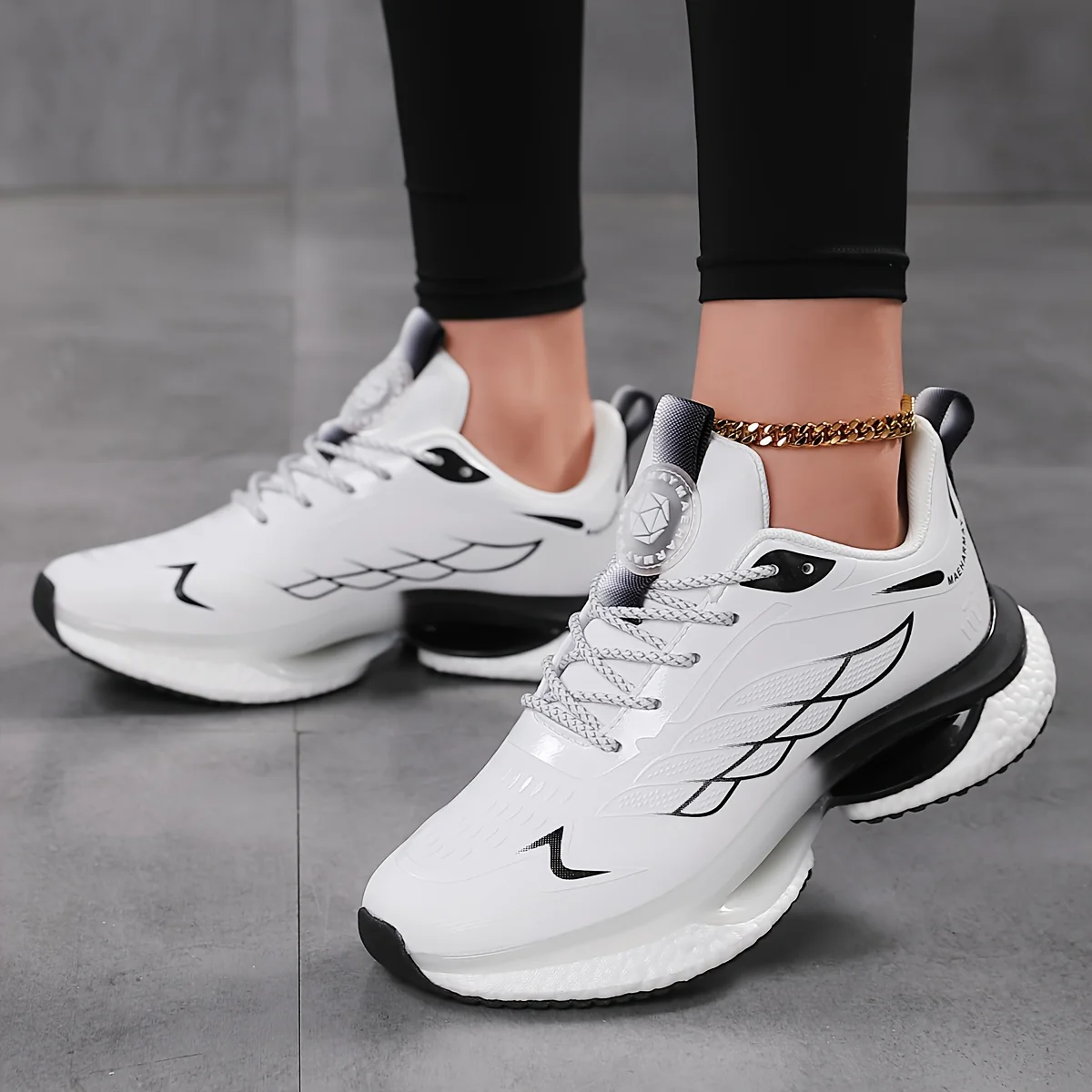 Chaussures de sport tendance pour femmes, baskets basses respirantes – Image 9