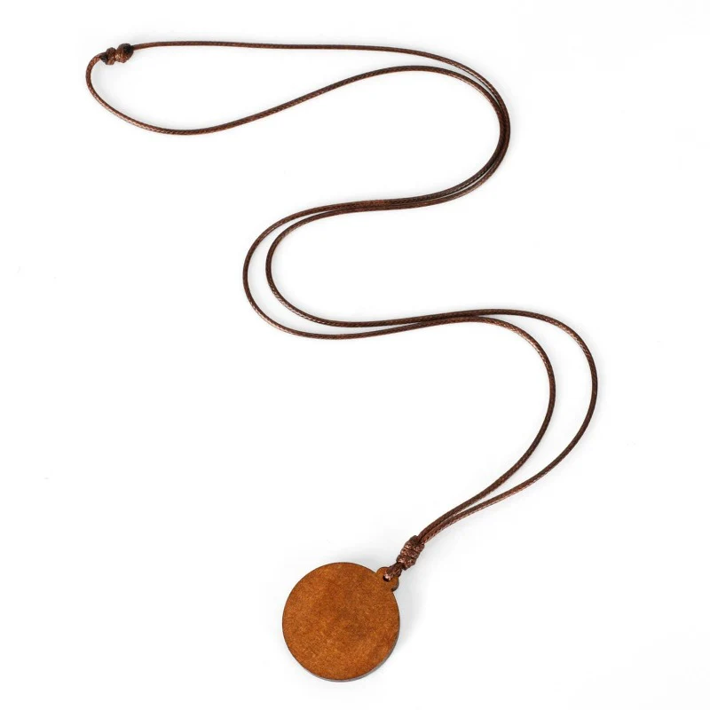 Collier en Bois "Arbre de Vie" Azur N°2 – Image 4