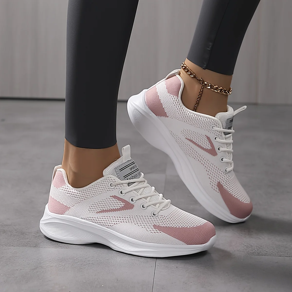 Baskets en maille respirante pour femmes, chaussures d'extérieur décontractées – Image 6