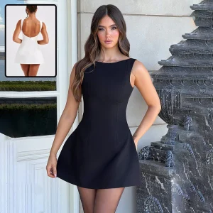Robe courte dos nu sexy