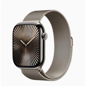 Apple Watch S10 Titan Natural 46mm GPS+Cell Milanese Natural S/M