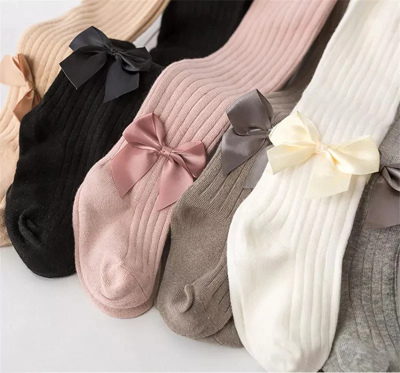 Collants en coton tricoté pour fille – Image 3