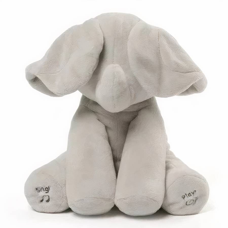 Jouet d’éléphant coucou en peluche électrique pour bébé – Image 4