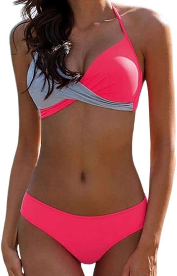 JFAN Femme maillots de bain deux pièces Push Up amincissant – Image 3