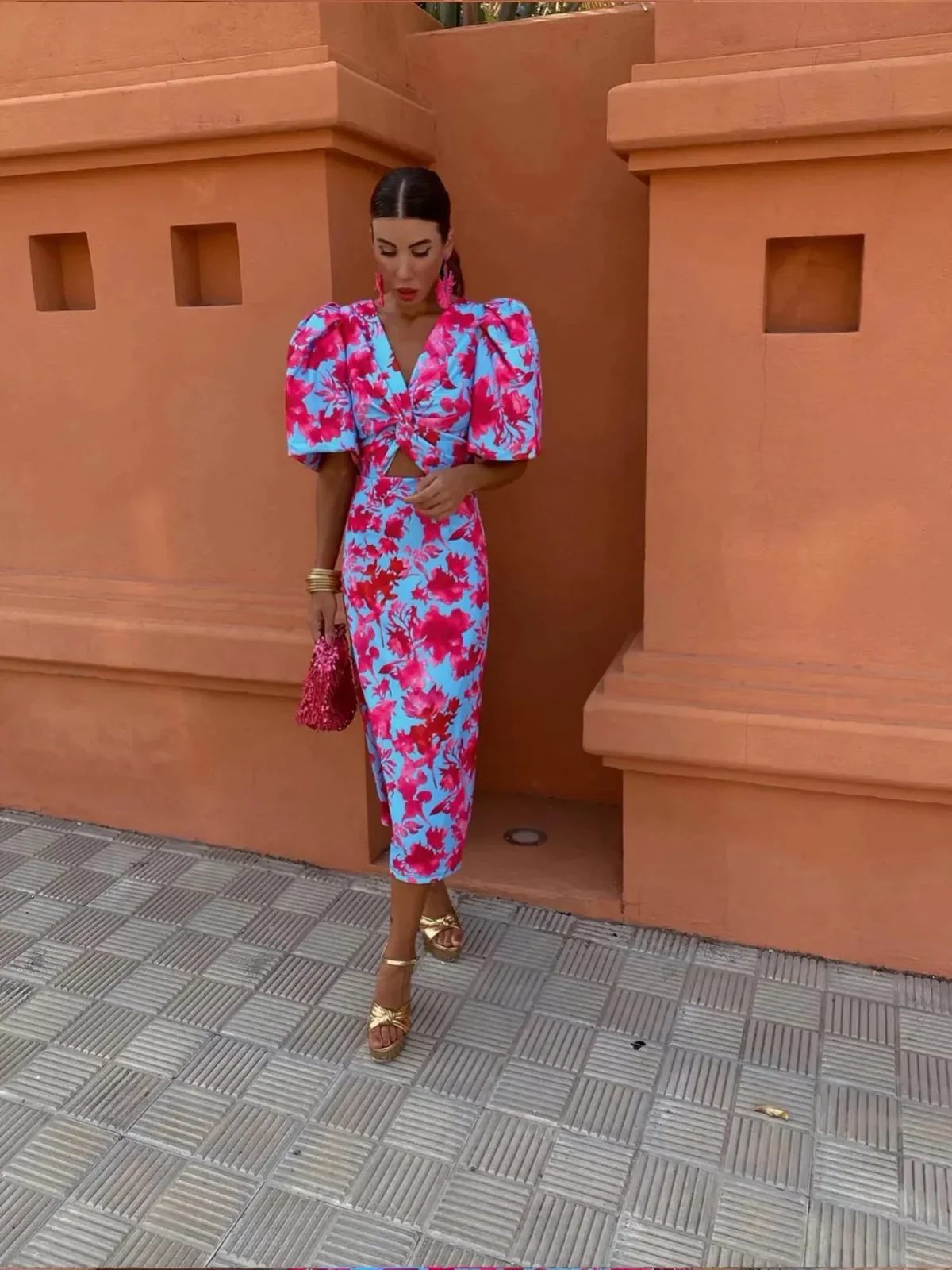 Lily™ | Robe Colorée à Manches Plissées – Image 6