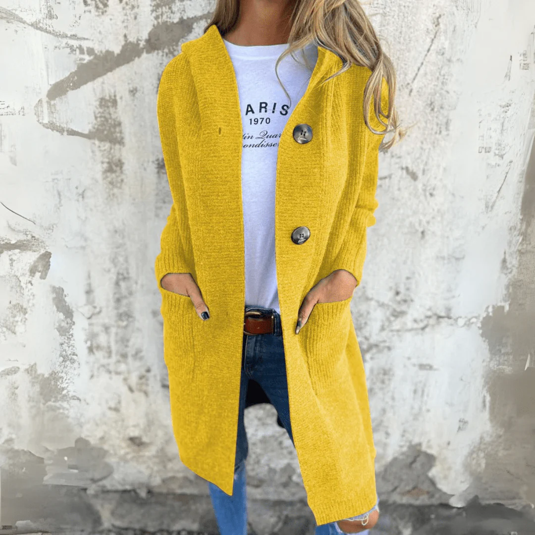 Lorène™| Gilet à Capuche Long – Image 5