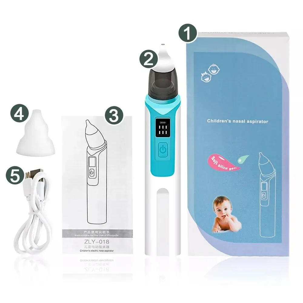 Aspirateur Nasal Rechargeable Électrique pour Bébés – Image 3