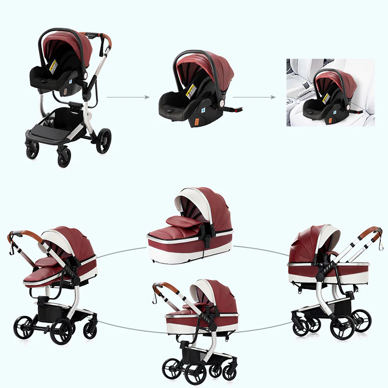 Poussette bébé trio 3 en 1 dernière génération - Poussette, Landau et Siège Auto – Image 8