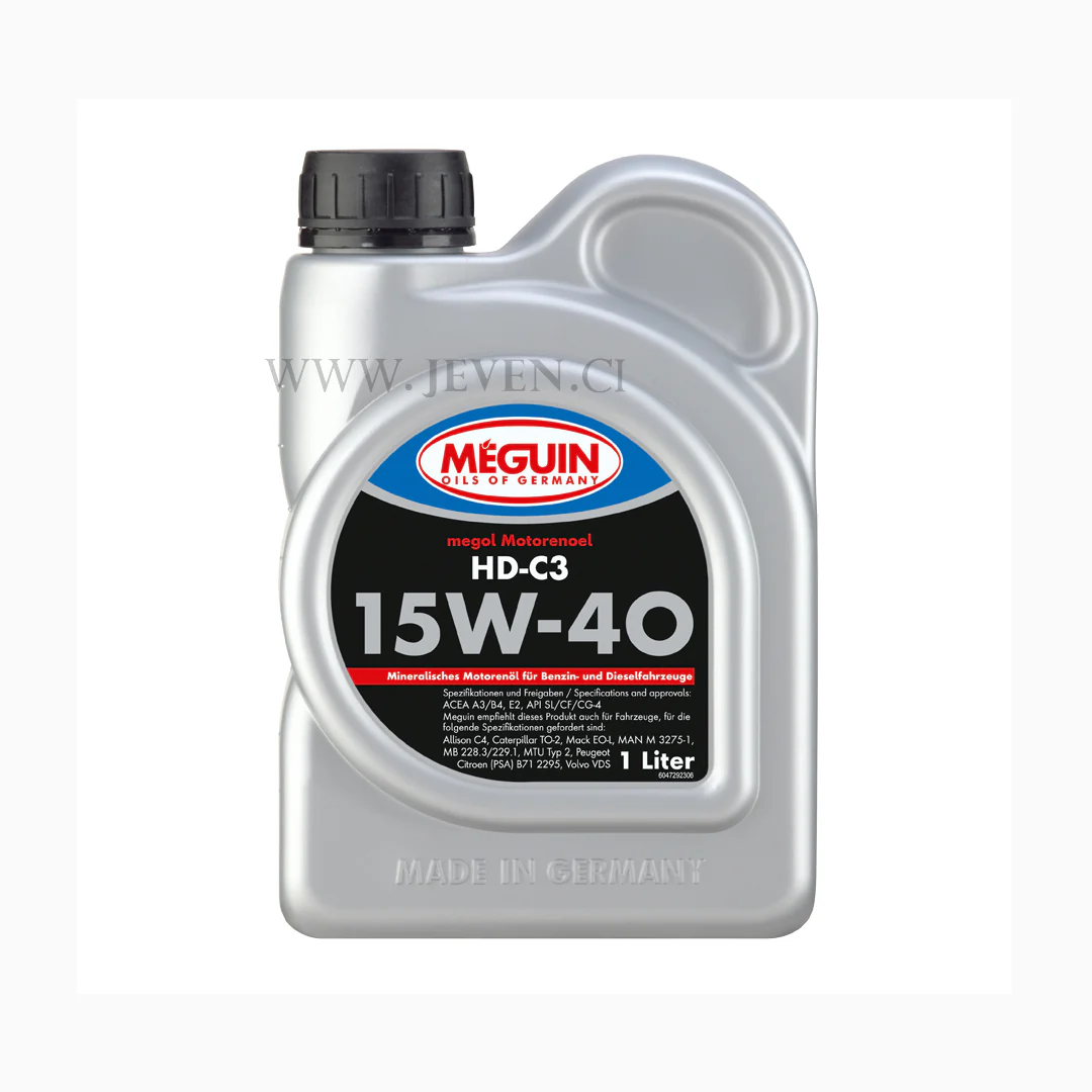 Megol huile moteur HD-C3 SAE 15W-40 - Meguin