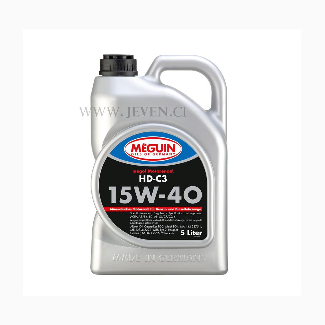 Megol huile moteur HD-C3 SAE 15W-40 - Meguin – Image 3
