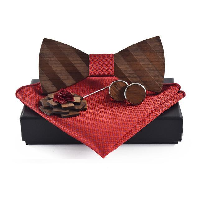 Coffret noeud papillon bois - Élégant – Image 6