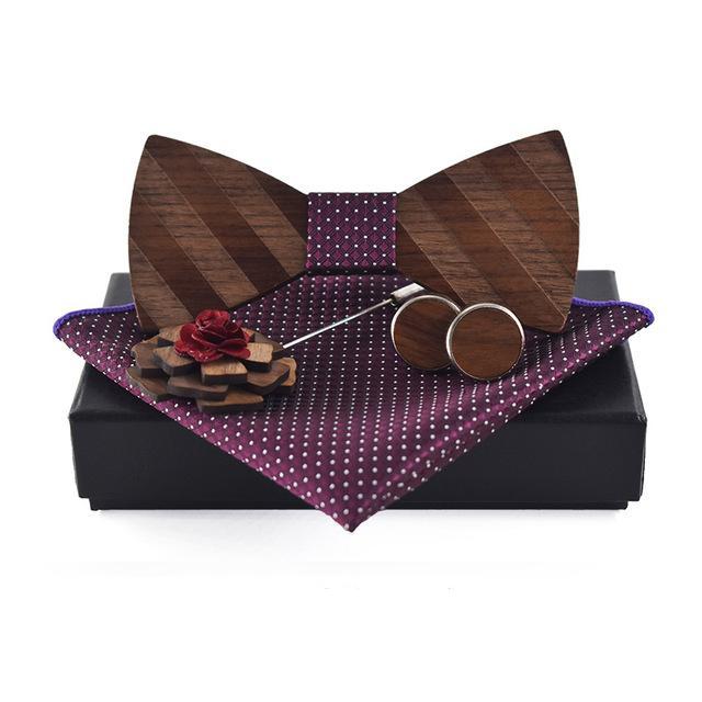 Coffret noeud papillon bois - Élégant – Image 7