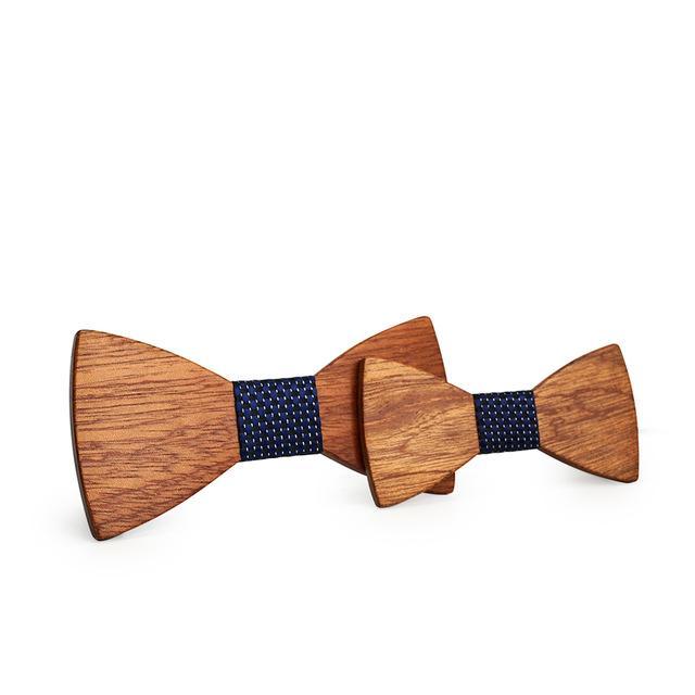 Noeud papillon bois Père Fils - Brossé – Image 5